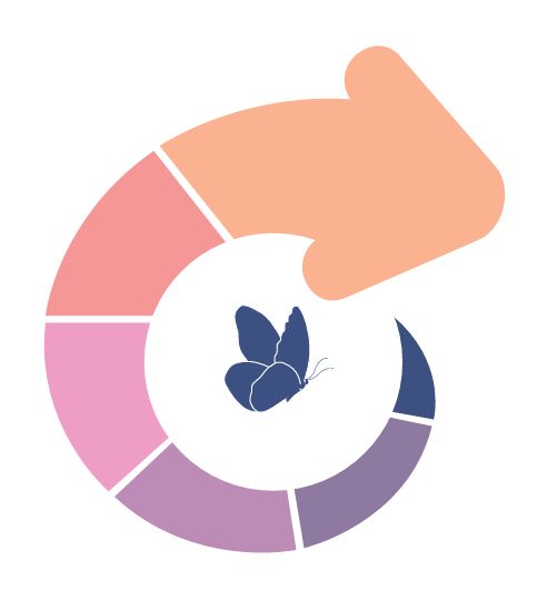 Lovara spirál színes