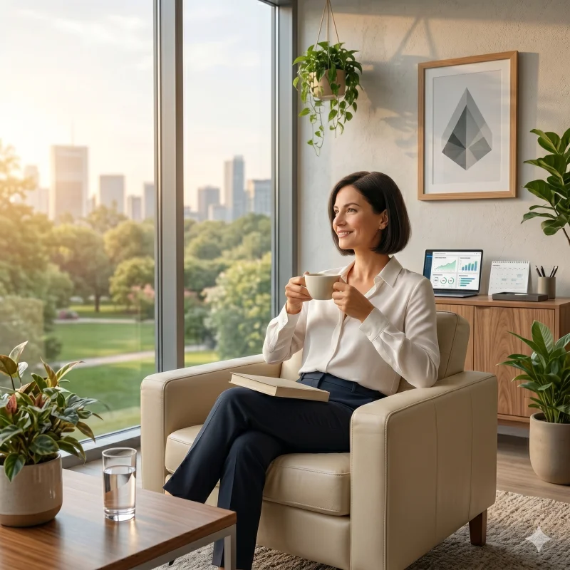 sikeres és elégedett cégvezetés