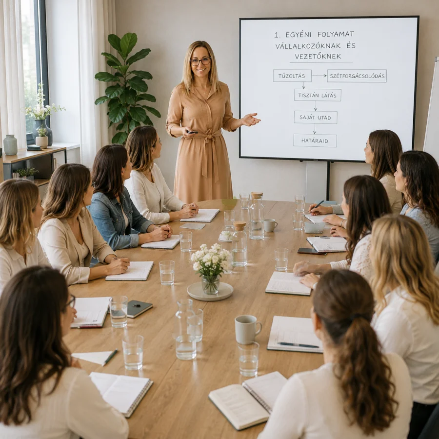 csoportos wellbeing program női vezetőknek