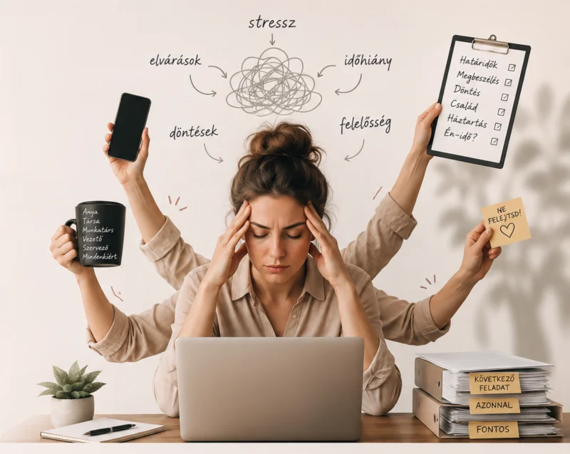kimerülés és stressz nőknél